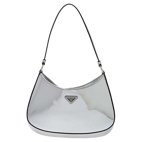 prada silver bags|Prada adjustable shoulder handbags.